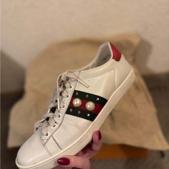 Gucci ace sneakers size 7 - Picture 2 of 6